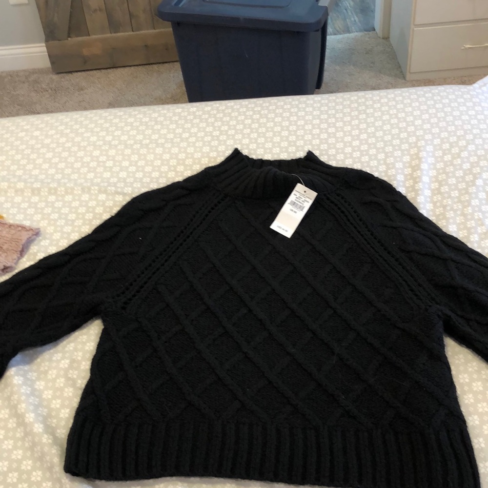 NWT black sweater